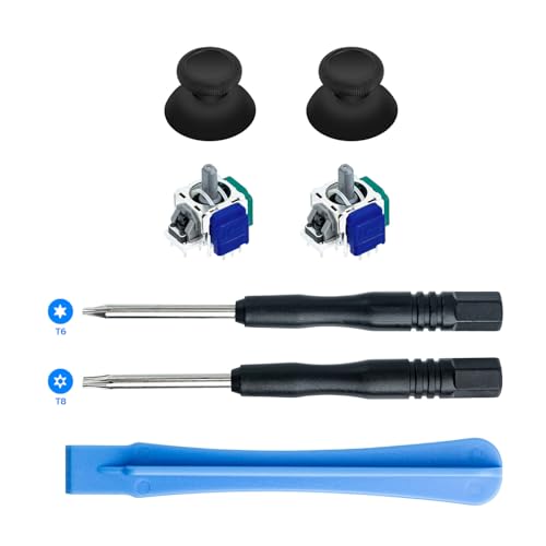 Mcbazel TMR Elektromagnetischer Stick Joystick Analog Ersatz und Reparatur Werkzeuge Kit für Xbox Series X/S, Xbox One, Xbox One X/S Controller, No Drift