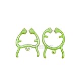 PEEK Pad Dental Matrix Bands Ring Titanium Matrice Clip Myjunior Clamps All-in-One Clamping (Green, 2 pairs)