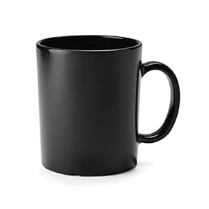 G.E.T. TM-1316-BK Black 12 oz. Mug W/Handle, Tritan (Pack of 12)