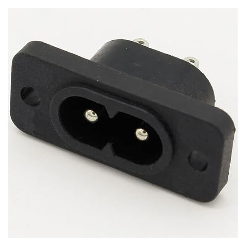 Toma de entrada IEC 320 C8 de 2 pines para chasis de 250V CA 4
