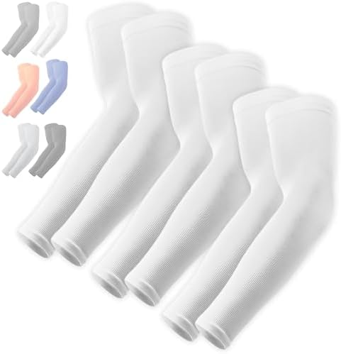 OutdoorEssentials UV Sun Protection Arm Sleeves - Compression Arm Sleeve, UV Arm Sleeves Men, Women - Golf Cooling Sleeves