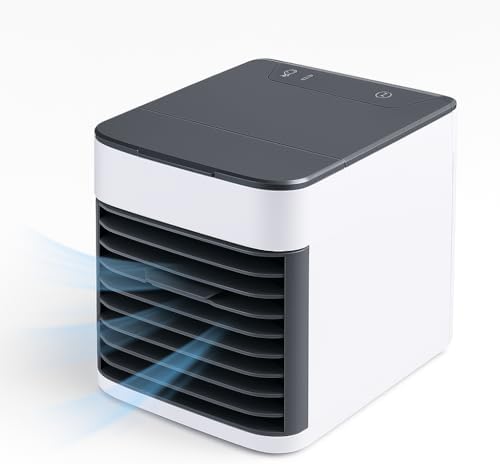 Mini Climatizador Umidificador e Arrefecedor de Ar Pessoal Portát...