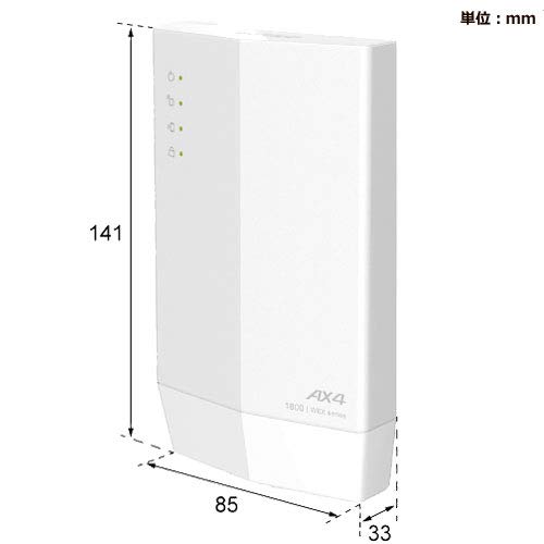 Amazon.co.jp: バッファロー WEX-1800AX4/D [無線LAN中継機 WiFi
