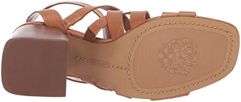 Vince Camuto Women's Footwear Women's SUTELLIE Heeled Sandal, Light Cognac, 11 | Image 3