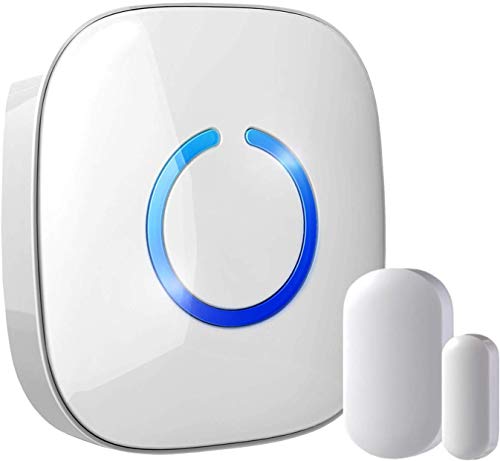 Hands-Free Door Chime or Window Alert with Magnetic Sensors, Activates When Door or
