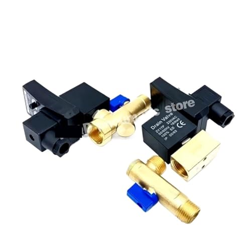 Vanne de vidange électronique AC 220 V avec minuteur Opt-A intégré compact