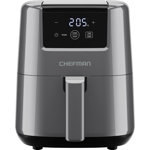 Mini Friggitrice ad Aria Chefman da 2L – Friggitrice ad Aria Digitale Risparmia spazio e Compatta...