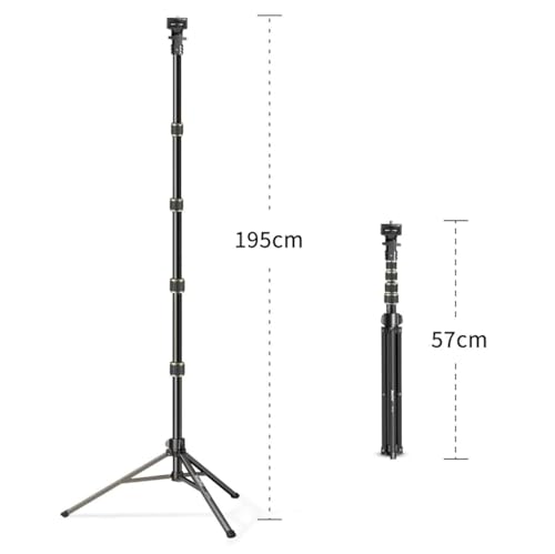 Image of FKU Np-688 83Inch Multi-Function Mobile Phone Live Broadcast Floor Stand 2 in 1 Multi-Function Tripod + Selfie Stick