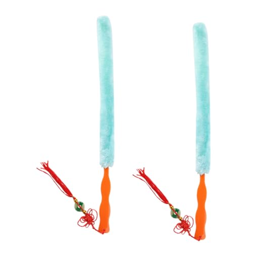 HEMOTON 2 Pack Guzheng Dust Removal Brush Gentle Rabbit Hair Quick for Musicians Keyboard Users