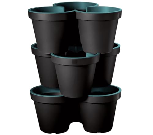 Dehner Kräutertopf-Säule Portland, Ø 43 cm, Höhe 58 cm,...