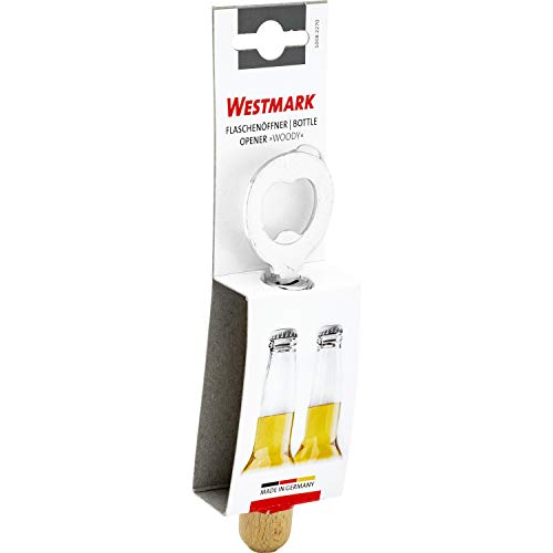 Westmark Flesopener, lengte: 14,1 cm, hout/staal, Woody, lichtbruin/zilver, 10082270 - Afbeelding 8