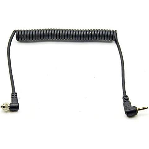 PROtastic 2.5mm to Male Flash PC Sync Coiled Cable, 30cm - 100cm Long Cover