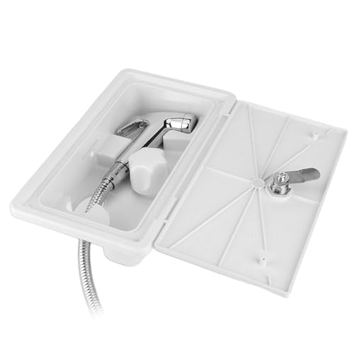 Duschkabine für Wohnmobile, innovatives und langlebiges hochwertiges Duschwerkzeug mit 2 Schlüsseln für Wohnwagen