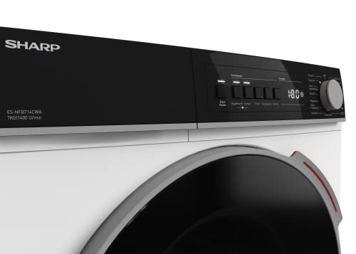 SHARP ES-NFB714CWA-DE Waschmaschine 7kg 1400 U/min – Bild 4