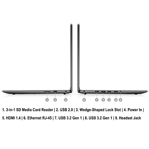 Image of Dell Vostro 14 3400 14 inch Business Laptop Computer, Intel Core i5-1135G7 (Beat i7-1065G7), 16GB DDR4 RAM, 256GB PCIe SSD + 1TB HDD, 802.11AC WiFi, Bluetooth 5.0, Black, Windows 11 Pro