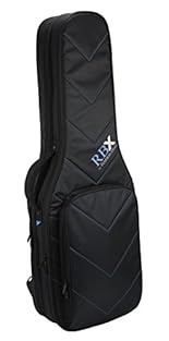 Suitable for 2 solid body electric guitars Robust, water-resistant chevron quilted exterior RBX protection system with lightweight multi-layer foam frame, strategically placed impact panels, multi-layer foam cradle and end pin rest Padded inner wall ...