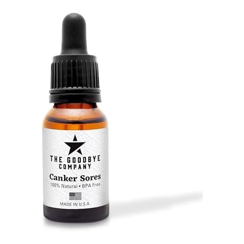 Canker Sores Treatment - Helpful for Mouth Ulcer Treatment, Effective Essential Oil Serum for Canker Sore Relief, Apply Directly to Heal Blisters in The Mouth (15 mL) Cover