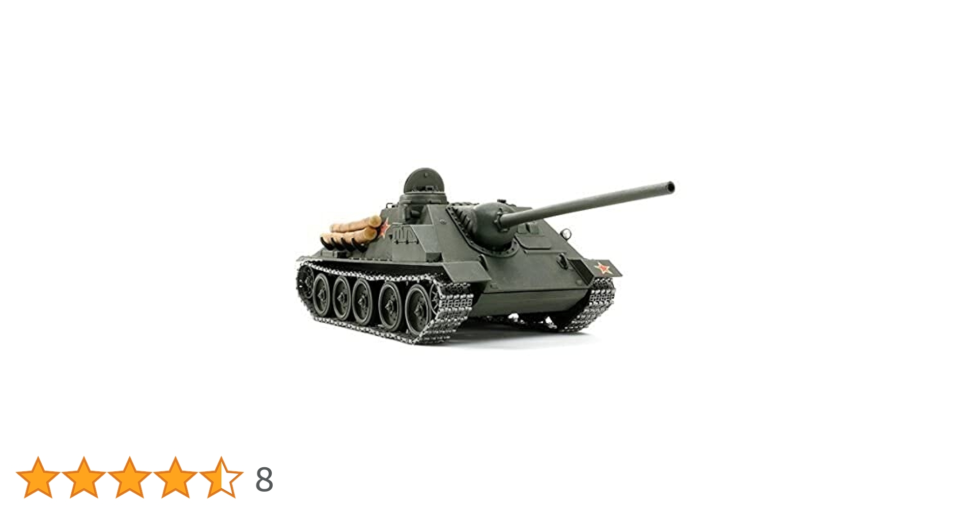 タミヤ1/25 SU-100ジューコフ　 リモコン未組立プラモデル。 モーター付 タミヤ 1/25 戦車シリーズ ソビエト襲撃砲戦車 SU-100