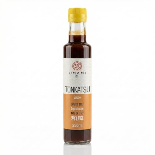 Umami Japanische Tonkatsu Sauce 250ml - Mit Bio-Obst & Gemüse - Für Katsu-Schnitzel, Katsu Sando & Frittiertes - Ohne Zusatzstoffe - Authentischer Geschmack