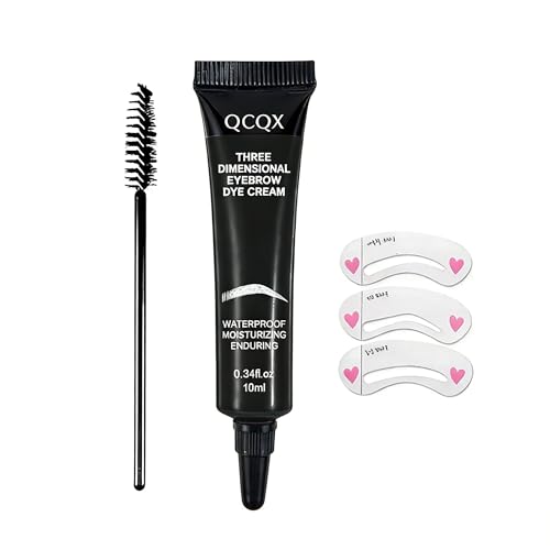 QCQX Three Dimensional Eyebrow Dye Cream, waterproof and sweatproof, suitable for all skin tones...