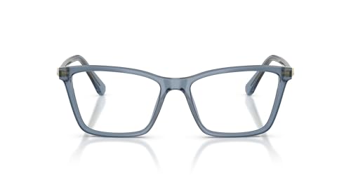 Swarovski Armações retangulares para óculos de grau Sk2015, Lente azul claro leitoso/demonstração, 51 mm