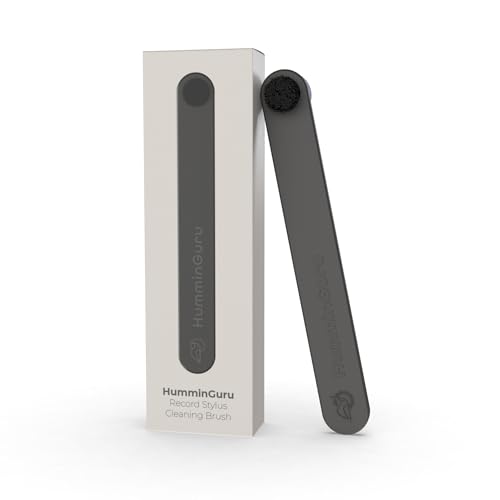 HumminGuru Record Stylus Cleaning Brush &ndash; Anti-Static Turntable Stylus Cleaner for Record Needles...