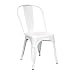 Vaukura Silla Tolix(Pack 4) - Silla Industrial Metálica Brillo (Blanco)