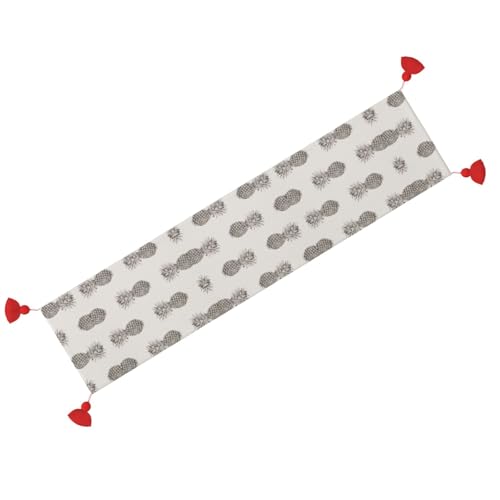 Chemin de table ananas lavable pour protéger et décorer la table de salle à manger - 3