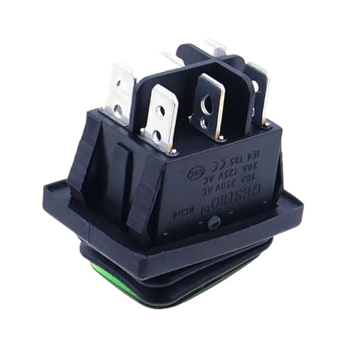 Interrupteur à bascule KCD4 16A DPDT ON-OFF-ON 220V à LED