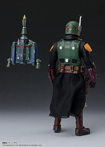 Image of S.H. Figuarts Boba Fett (Star Wars: The Book of Boba Fett) Approx. 6.1 inches (155 mm), AVS, PVC & Fabric, Pre-Painted Action Figure