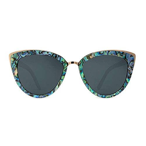 Bombshell Sunglasses (Abalone Seashell/Smoke)2