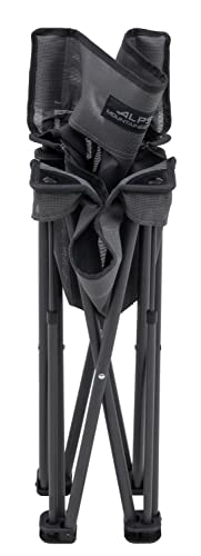 ALPS Mountaineering Adventure Folding Camping Chairs - Durable Mesh Fabric Over Powder Coated Aluminum with Simple Compact Design and Shoulder Carry Bag, Charcoal - Image 7