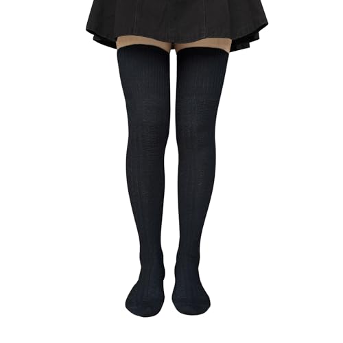 Bestjybt Women Extra Long Thigh High Socks Cotton Knit Over Knee Socks Warm Thick Leg Warmer Boot Stockings4