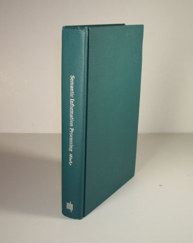 Semantic Information Processing 0262130440 Book Cover