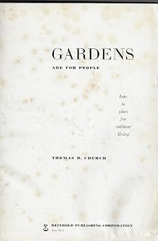 Hardcover Gardens are for people;: How to plan for outdoor living Book