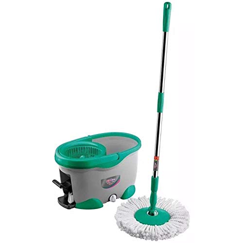 Noviça Balde Twister Turbo Balde com Esfregão, Verde (Anis)