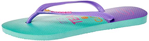 Chinelo Slim Cool, Havaianas, Feminino, Verde Orvalho, 33/34