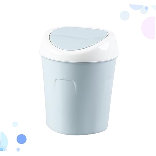 Mini caneca de basura para escritorio PRETYZOOM plástico resistente miniatura 5