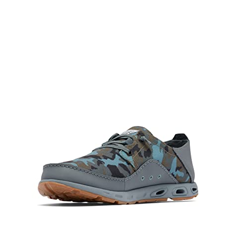 Columbia Sapato náutico masculino Bahama Vent PFG de renda relaxado, Grafite/Metal