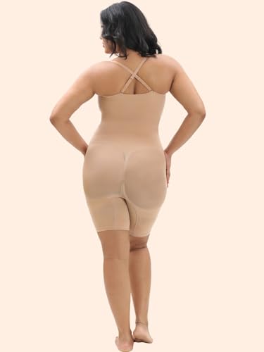 Image of UNDERNEAT Classic Series Strapless Butt Lifting Bodysuit Shapewear | With Anti-Slip Grip | Tummy and Thigh Shaping Control | Seamless Fit With Detachable Straps