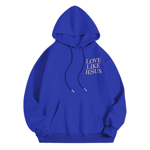 Jesus Hoodie Christian Hoodies and Sweatpants Sets Letter Graphic Printed Comfy Fleece Long Sleeve Pullover Sweatshirts3