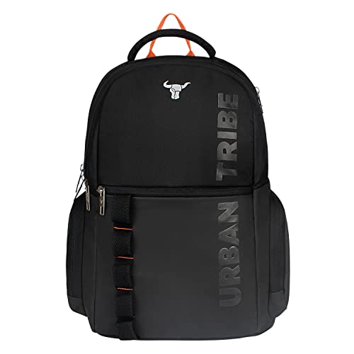 URBAN TRIBE Atlas 24L Laptop Backpack for men and women | Fits upto 15.6 inch Laptop | 3 compartments | Office, Business, Casual, Travel Use (Black) (B09MVT5KL3) Amazon Price History, Amazon Price Tracker