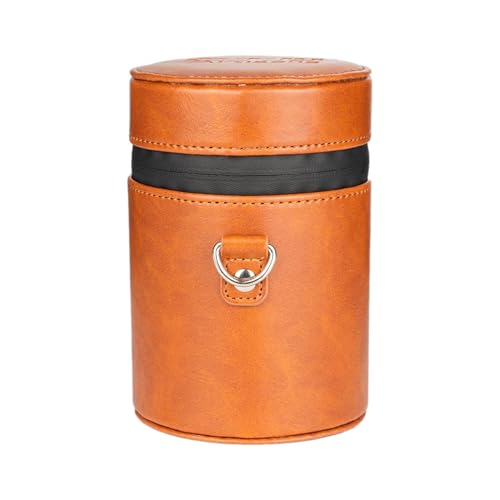 7artisans Objektivtubus Schutztasche Anti-Fall Tasche Universal Original verdicktes Barrel Leder geeignet für Micro Single Lens Taille
