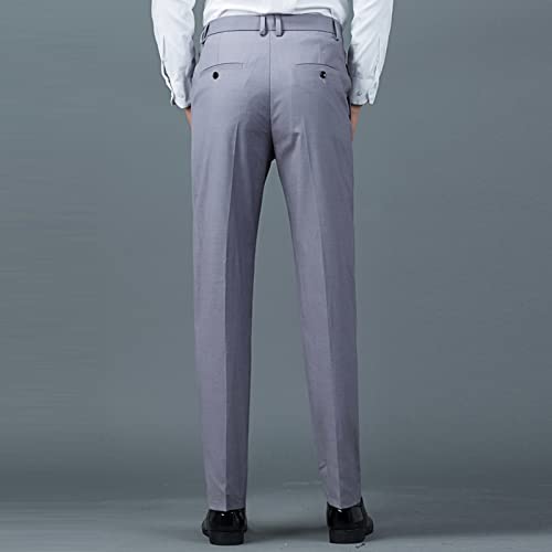 Pantalones casuales clásicos para hombre slim miniatura 3