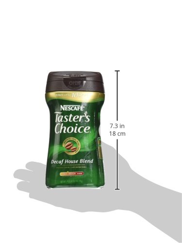 Nescafe Taster's Choice Decaf House Blend Instant Coffee, 7 oz