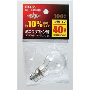 エルパ(ELPA) ミニクリプトン球 GKP-L36H(C)