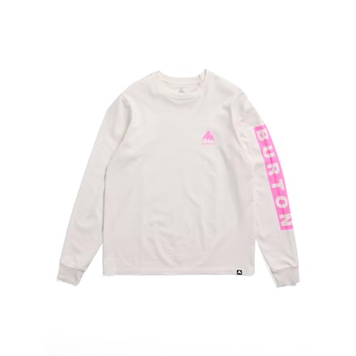 Burton Elite Long Sleeve, Stout White/Shockwave Pink, S
