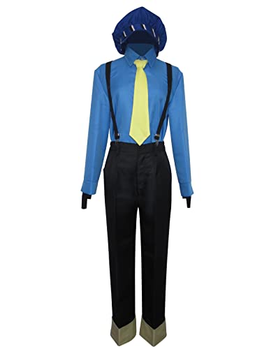 Dancing All Night Naoto Shirogane Outfit Cosplay Costume (Female XS) Blue