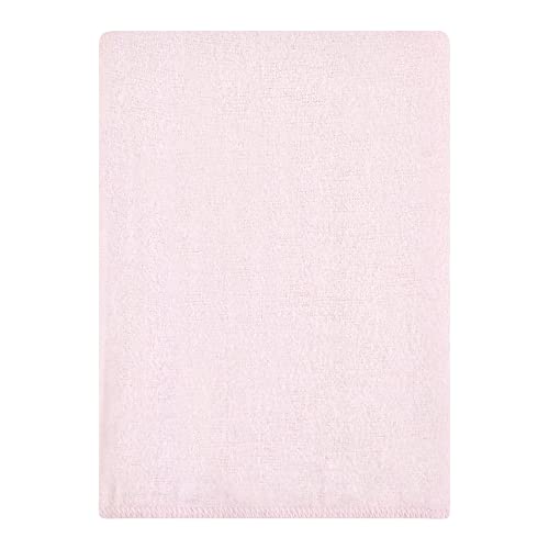 Image of Hudson Baby Unisex Baby Cotton Flannel Burp Cloths Bundle, Pink Gray Elephant, One Size