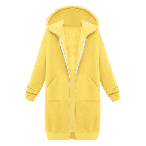 Girls Long Hooded Jacket Sweatshirts Coat Solid Color Zip Up Hoodie Outerwear Clothes Tops Fall Winter Clothes4